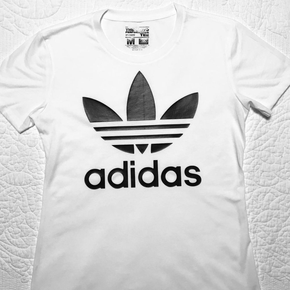 ADIDAS women's Tee. Black Tree. See Size Chart
